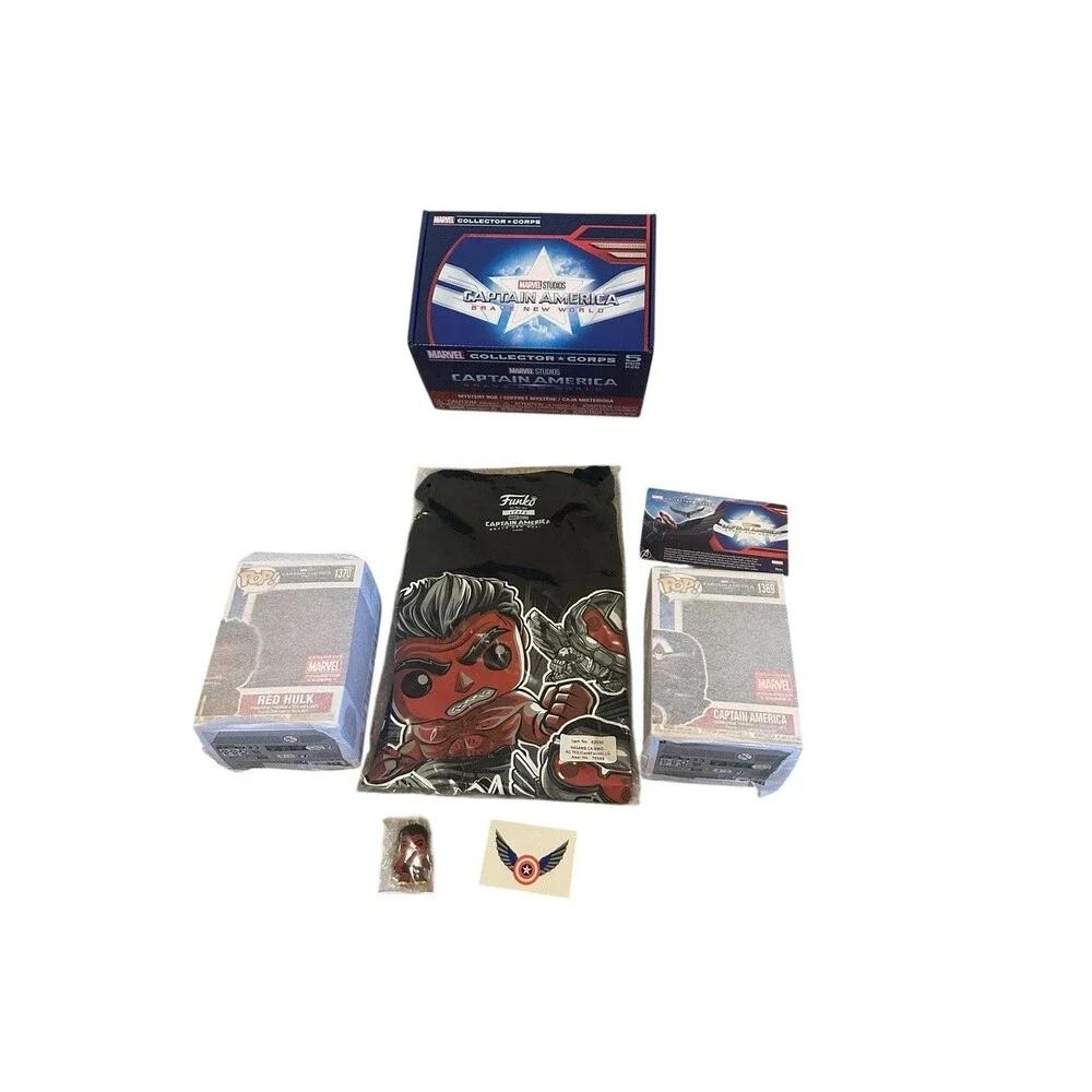 Funko Marvel Captain America Brave New World Collector Corp Mystery Box Red Hulk